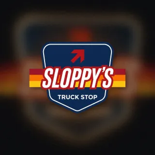 The SLOPPY'S Truck Stop shield